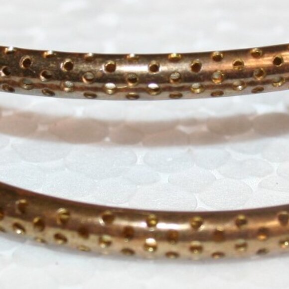 VINTAGE COPPER BANGLE BRACELTS (Set of 2) - Picture 4 of 4